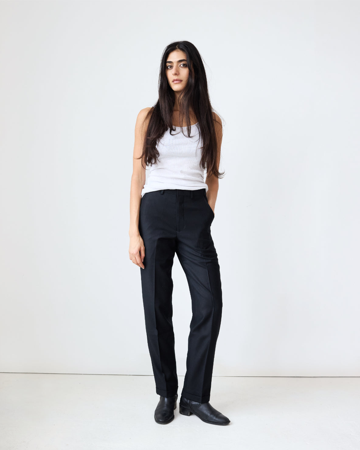 Flat Front Trouser