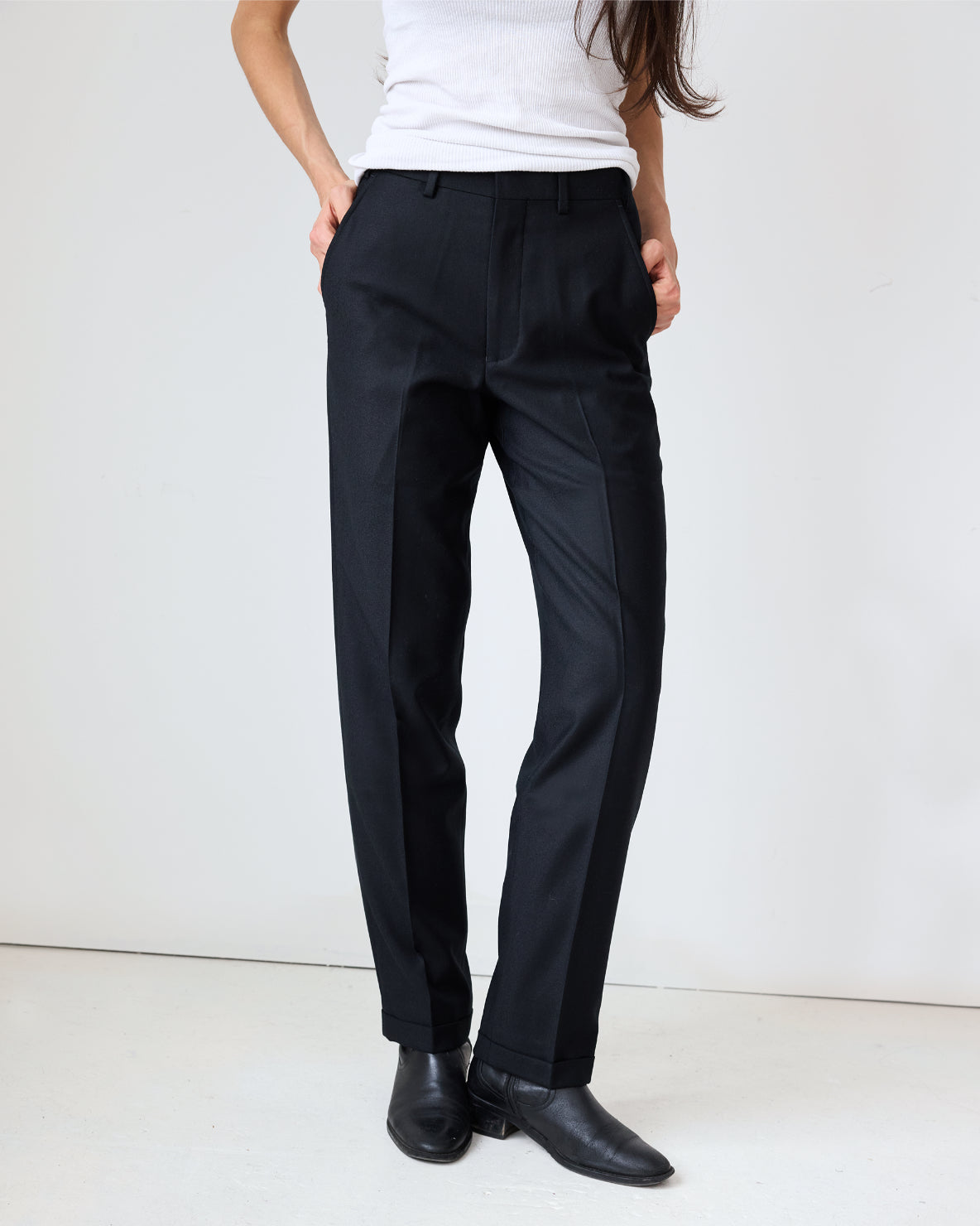 Flat Front Trouser