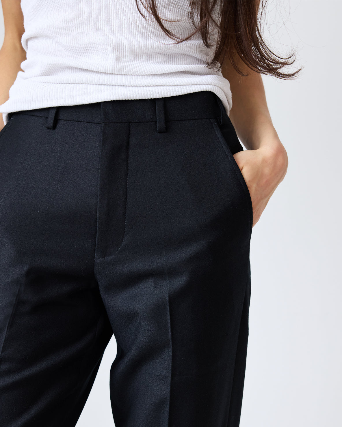 Flat Front Trouser