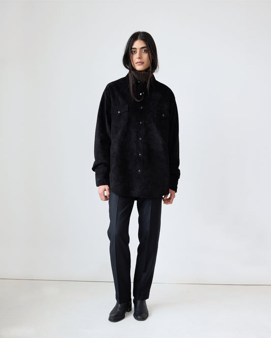 Suede Western Shirt