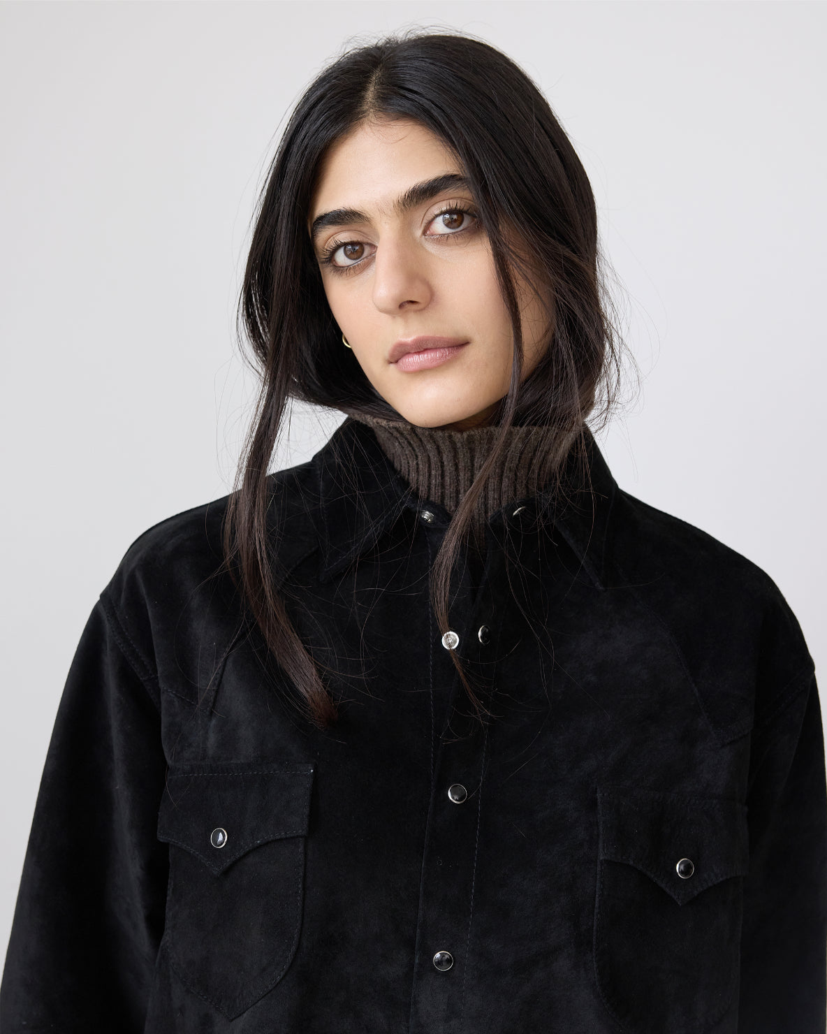 Suede Western Shirt