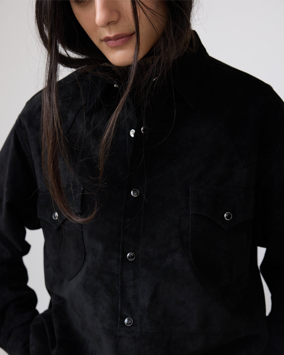 Suede Western Shirt