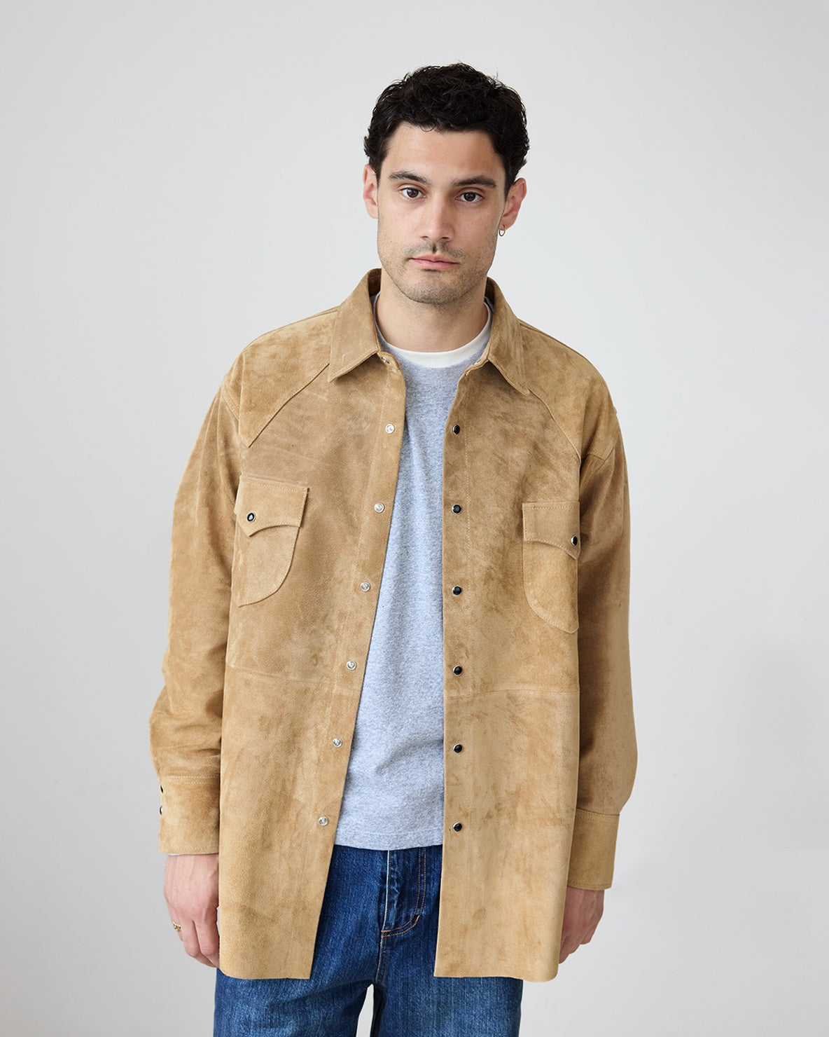 Suede Western Shirt