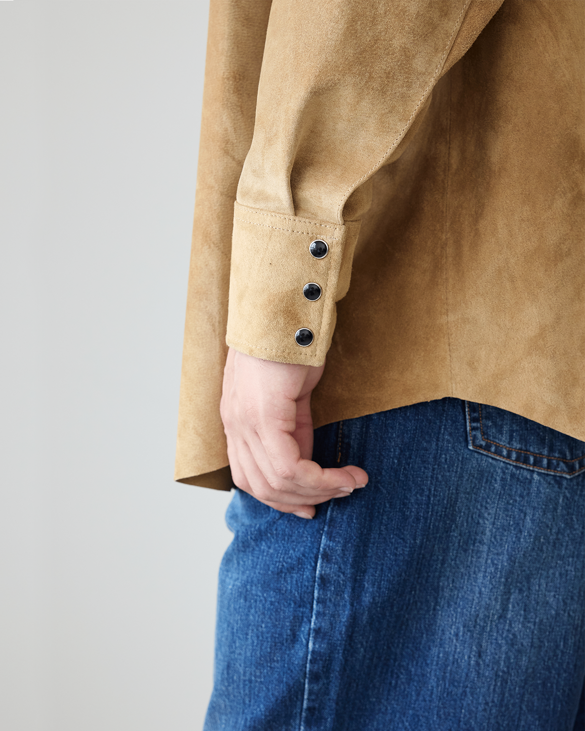 Suede Western Shirt