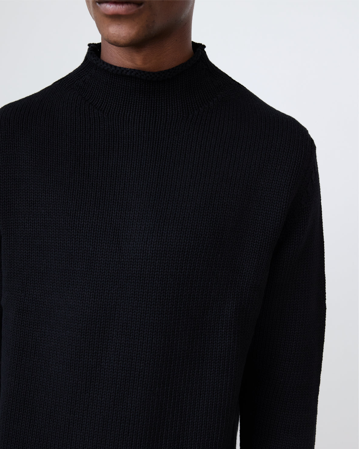 Cotton Roll Neck Sweater