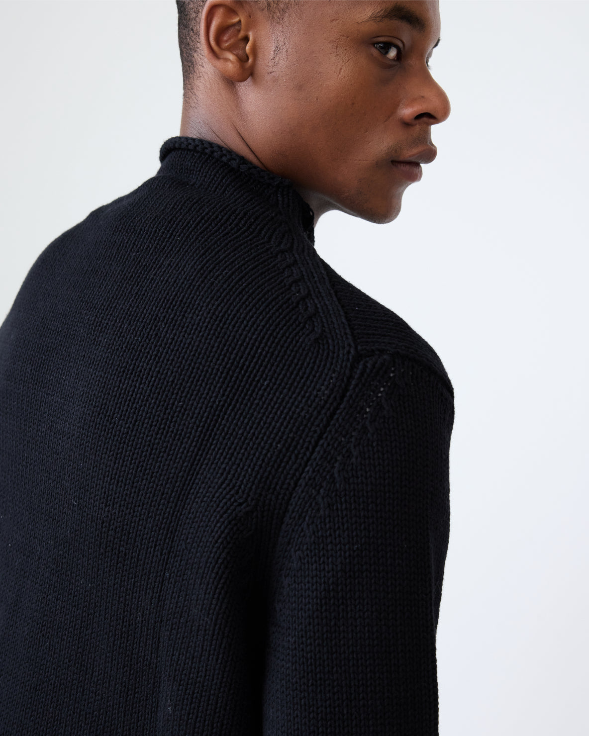 Cotton Roll Neck Sweater