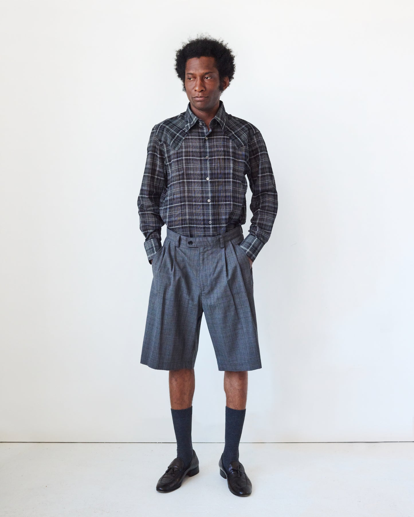 Roy Pleated Shorts