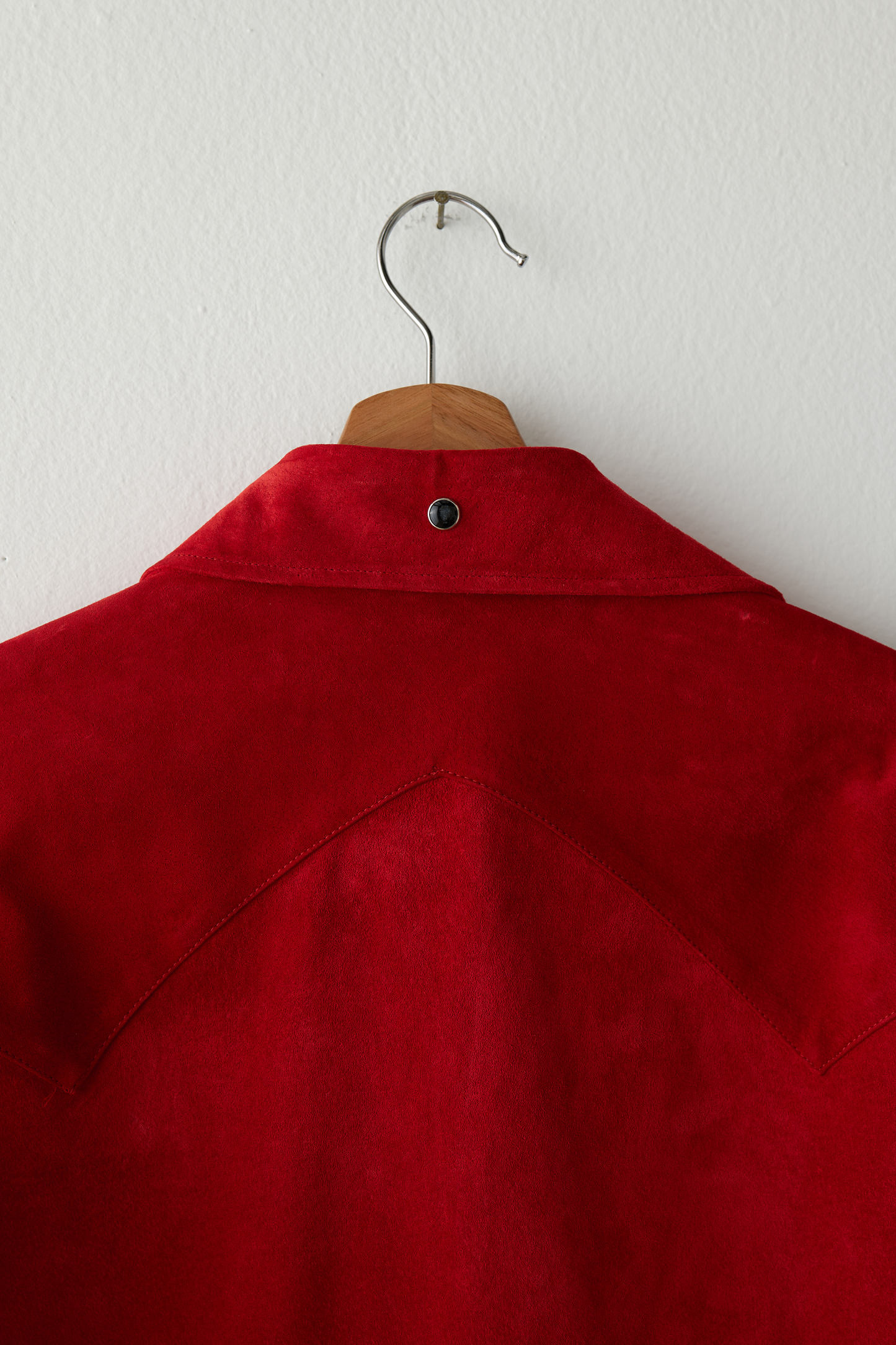 Red Suede Western Shirt