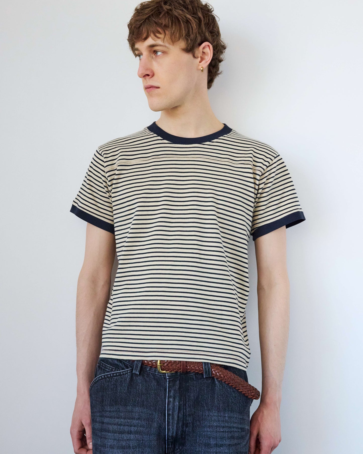 Striped Football Tee