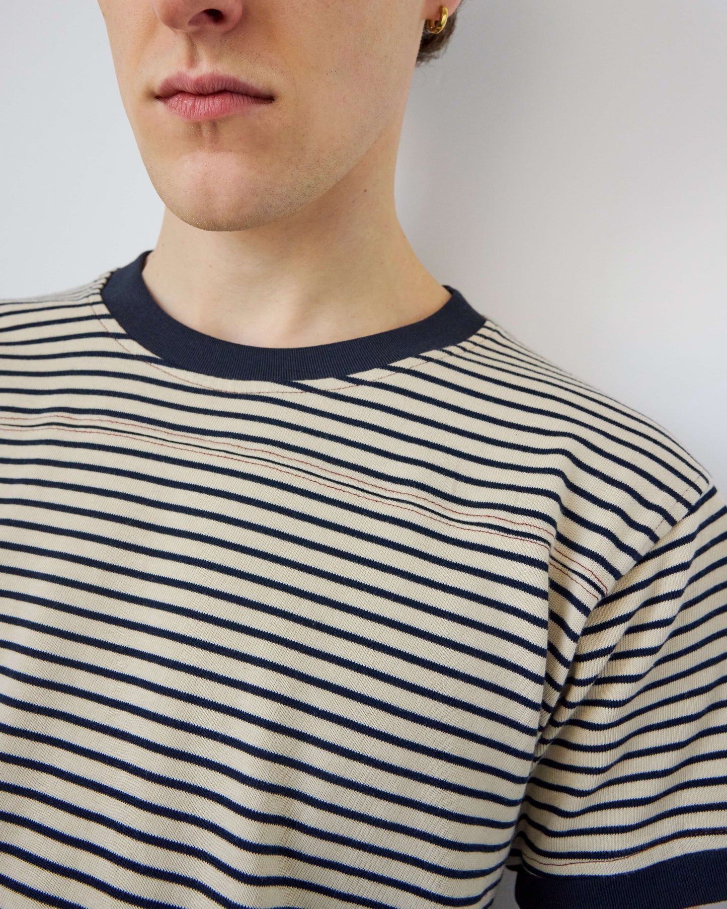 Striped Football Tee