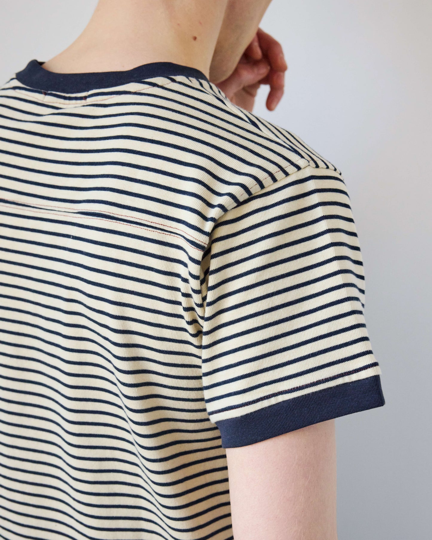 Striped Football Tee