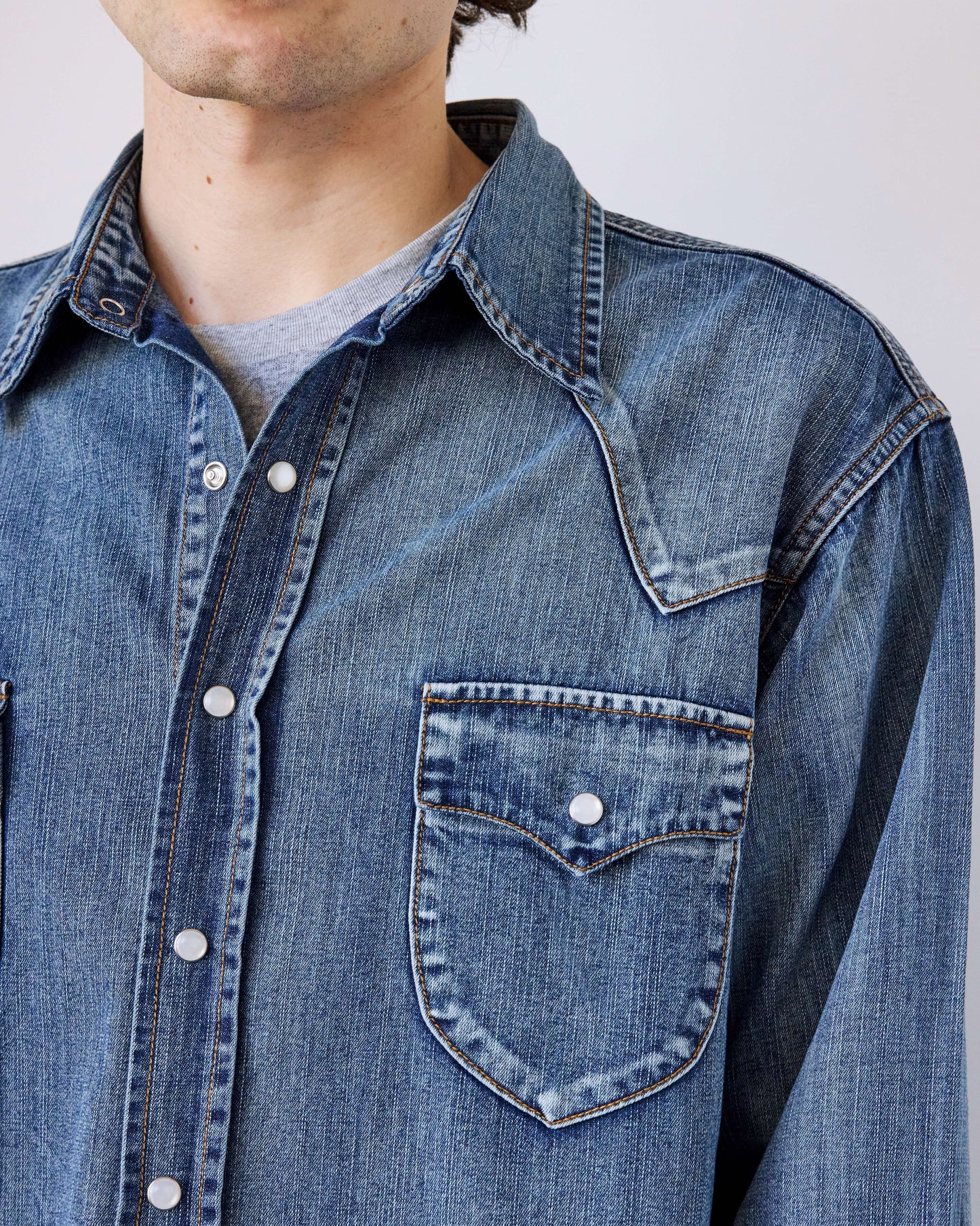 Denim Western Shirt