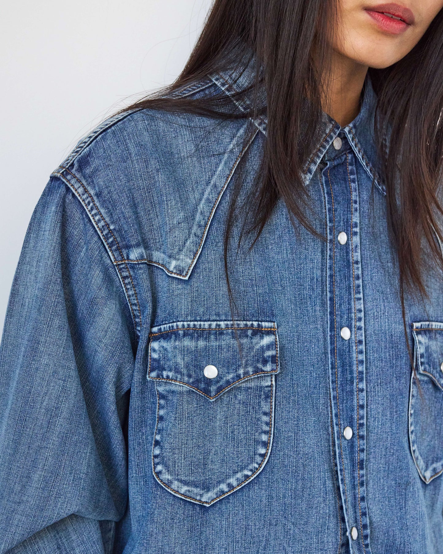 Denim Western Shirt