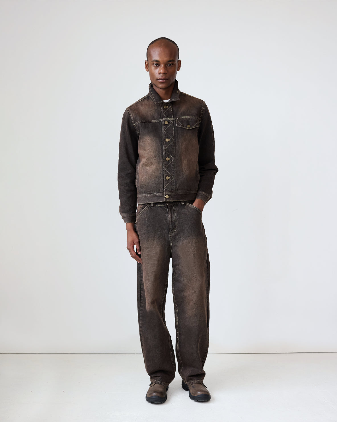 Overdyed Arch Denim Jacket