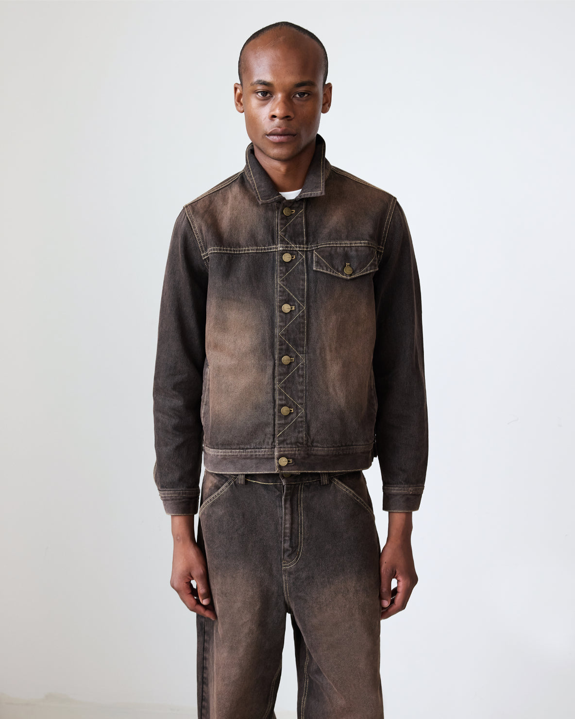 Overdyed Arch Denim Jacket