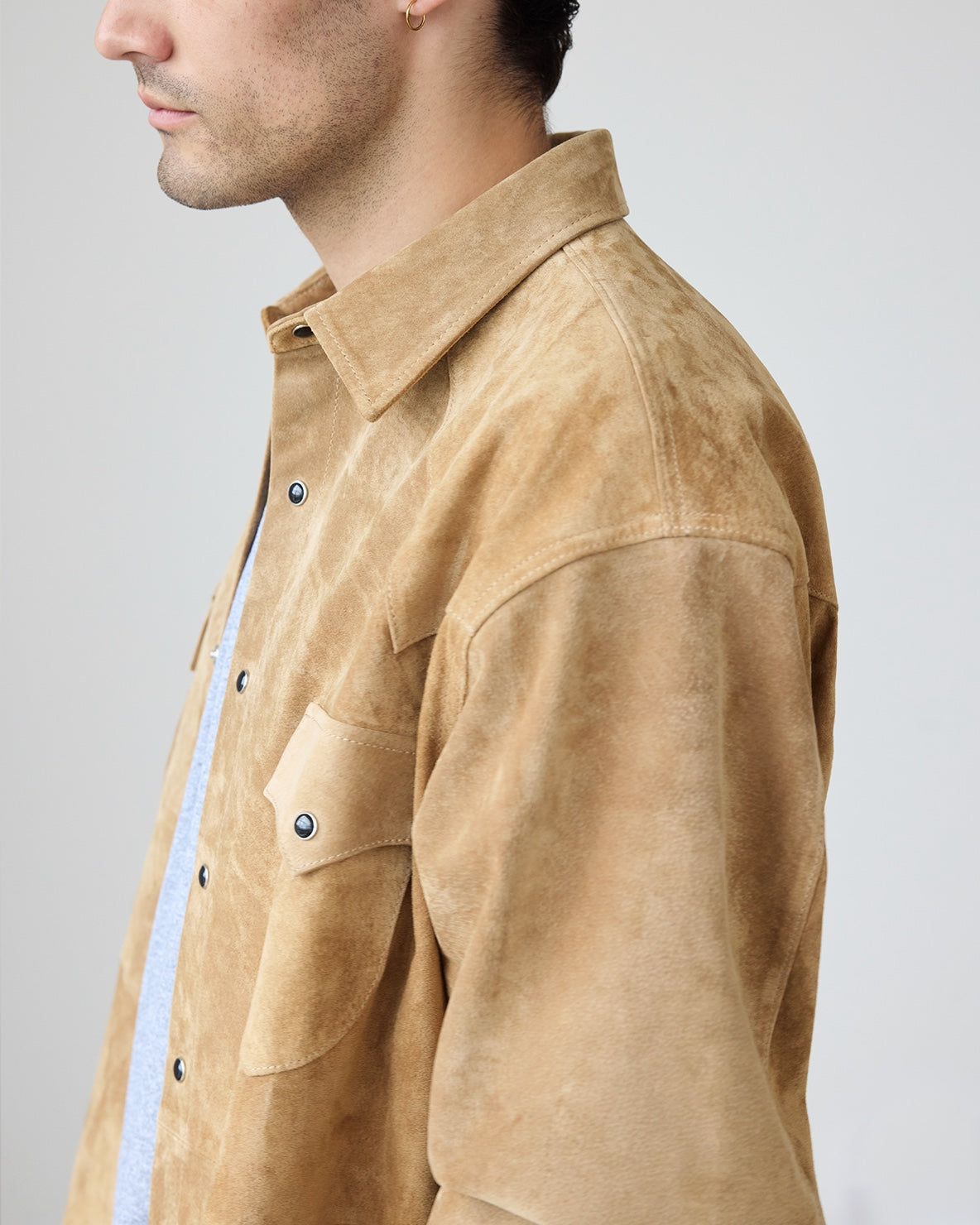 Suede Western Shirt
