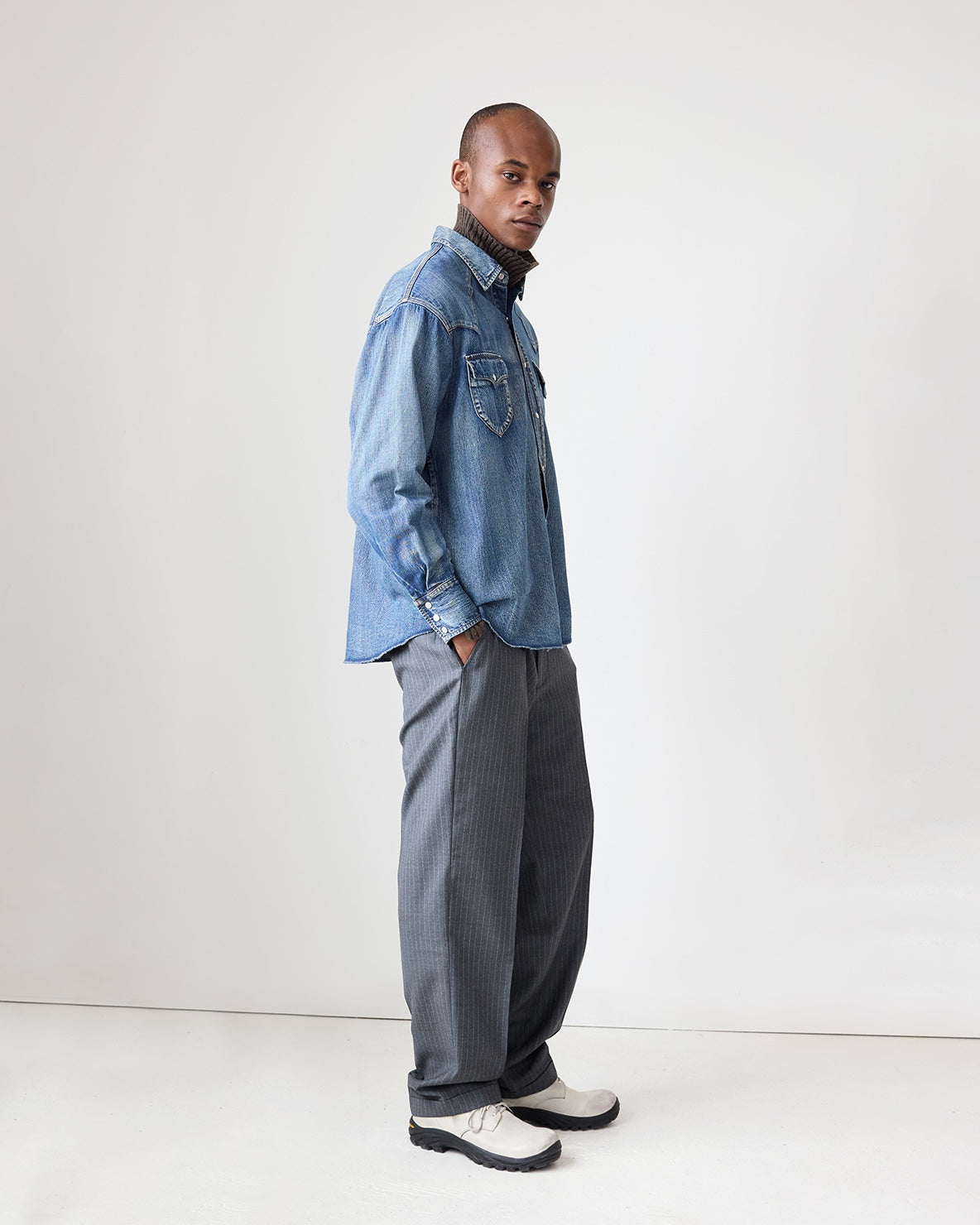 Denim Western Shirt