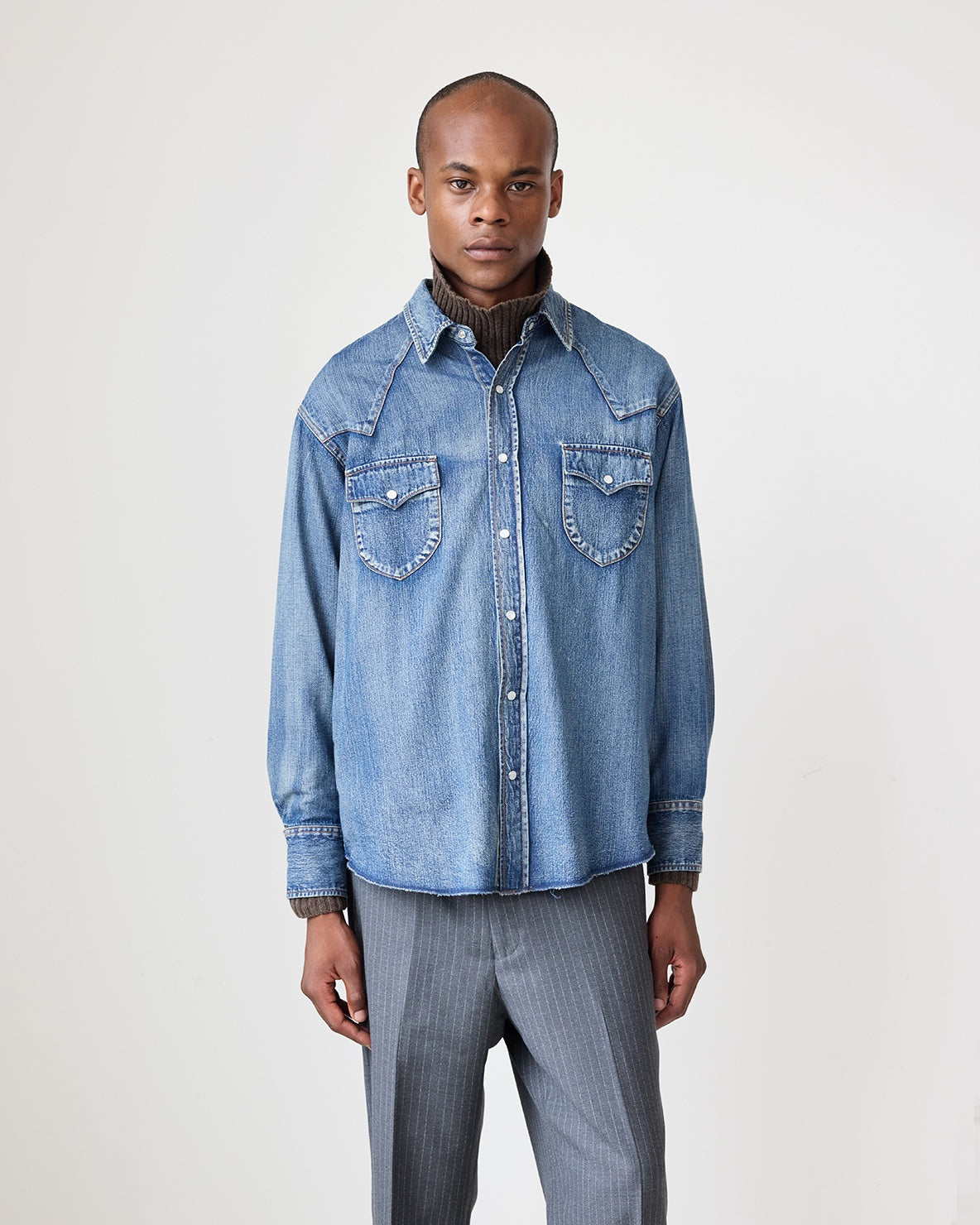 Denim Western Shirt