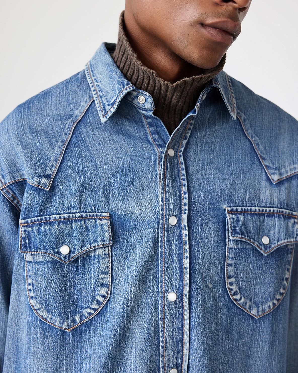 Denim Western Shirt