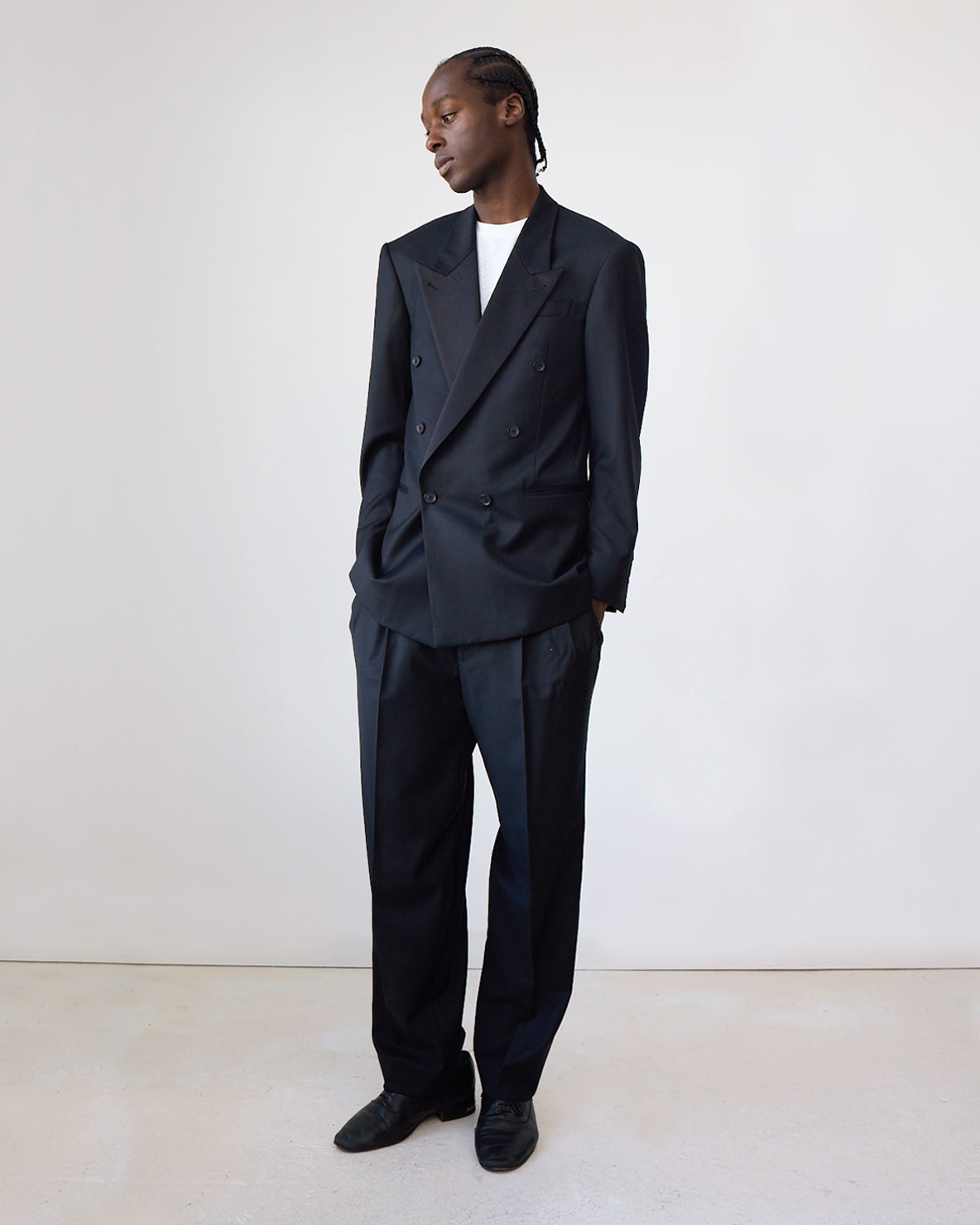 CY X PV Double Breasted Tuxedo Jacket