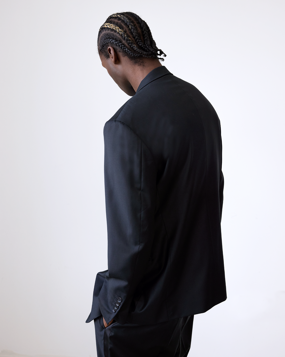 CY X PV Double Breasted Tuxedo Jacket