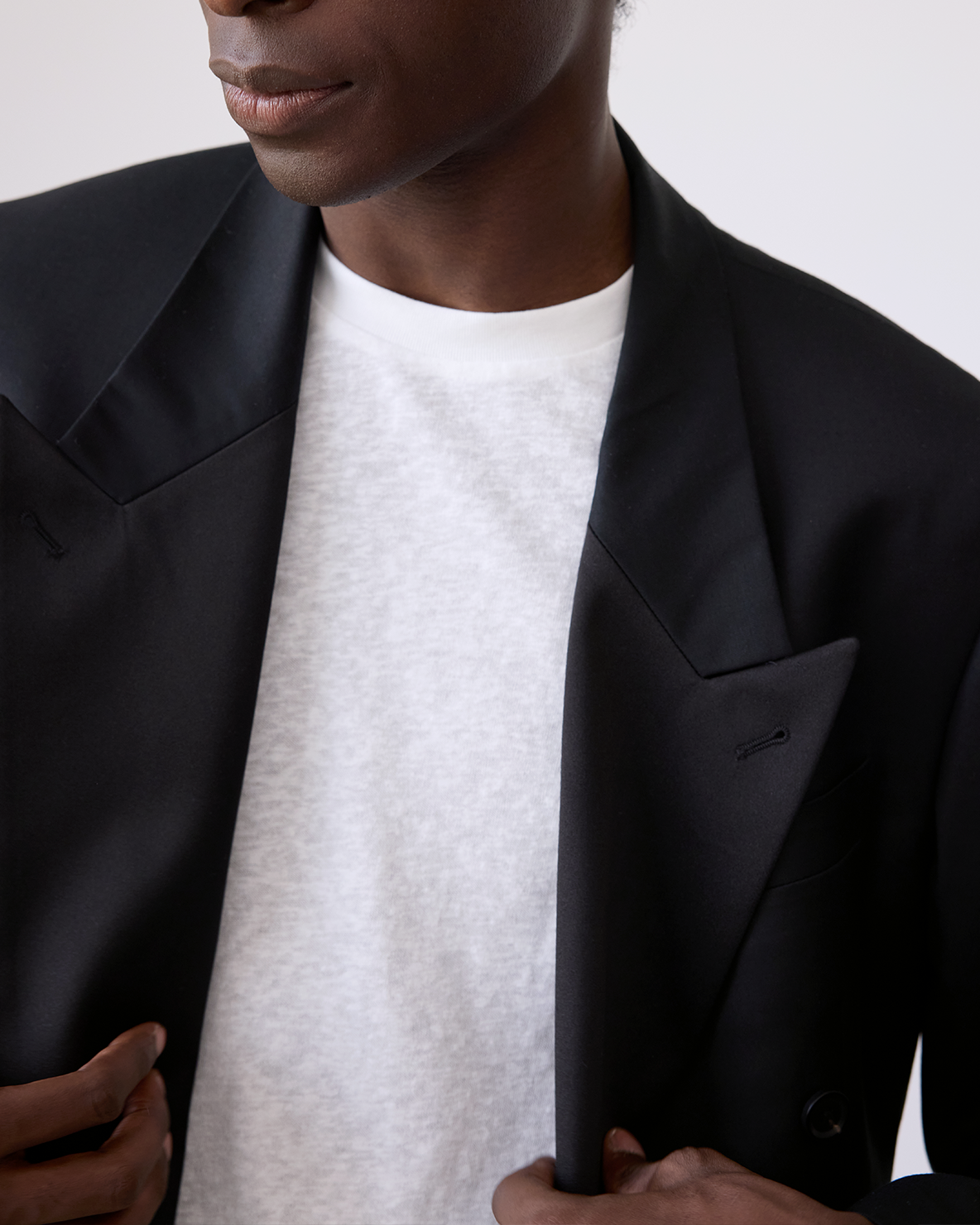 CY X PV Double Breasted Tuxedo Jacket