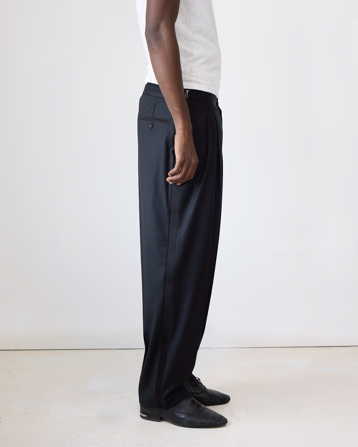 CY X PV Double Pleated Trouser