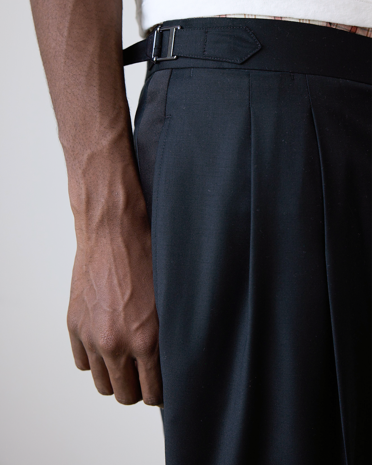 CY X PV Double Pleated Trouser