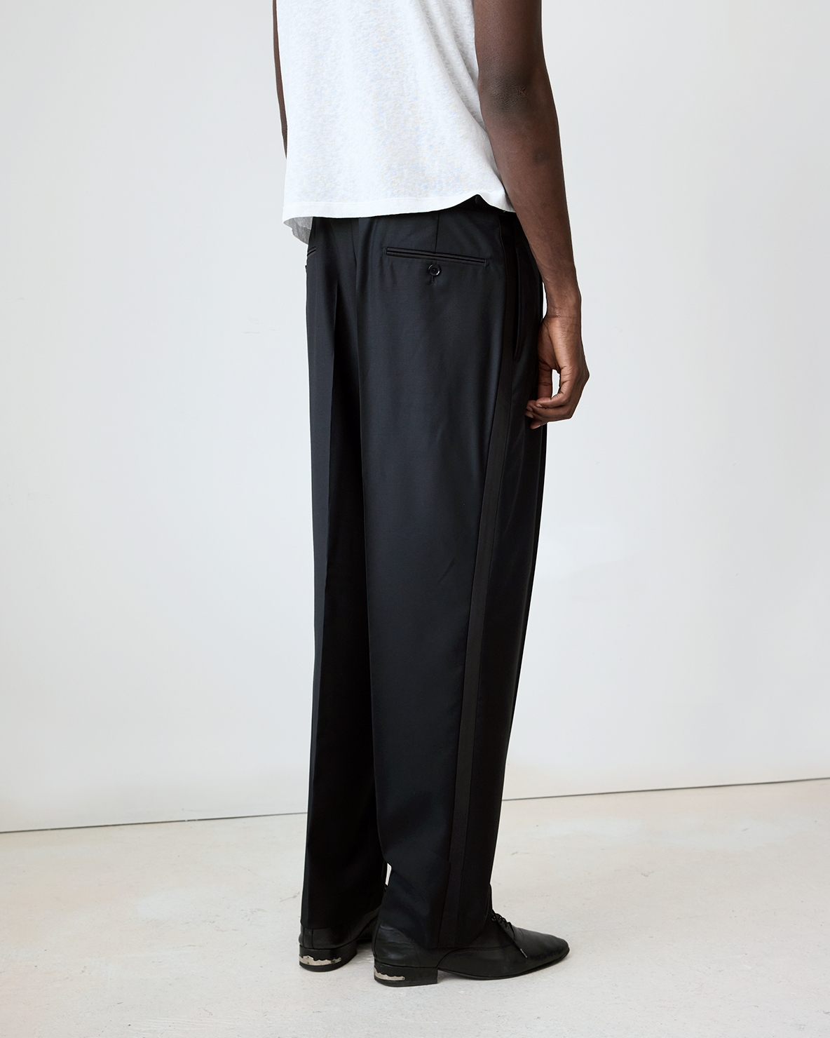 CY X PV Double Pleated Trouser