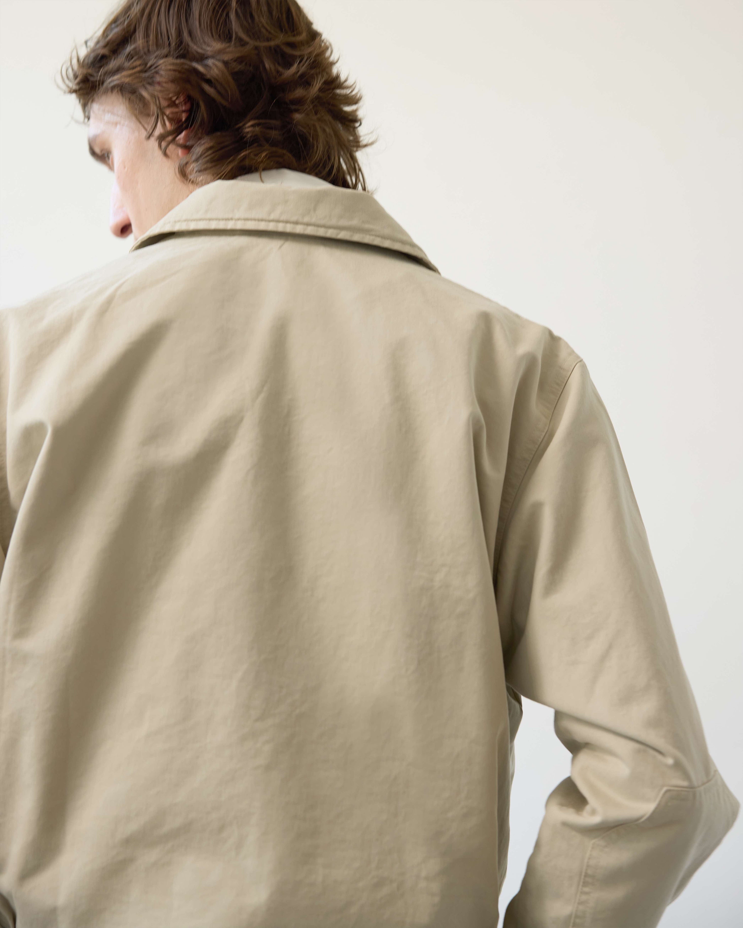 Washed Andover Jacket — Pale Khaki | Carter Young