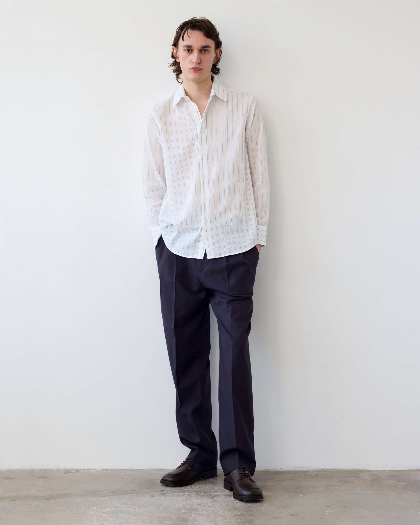 Double Pleated Trouser