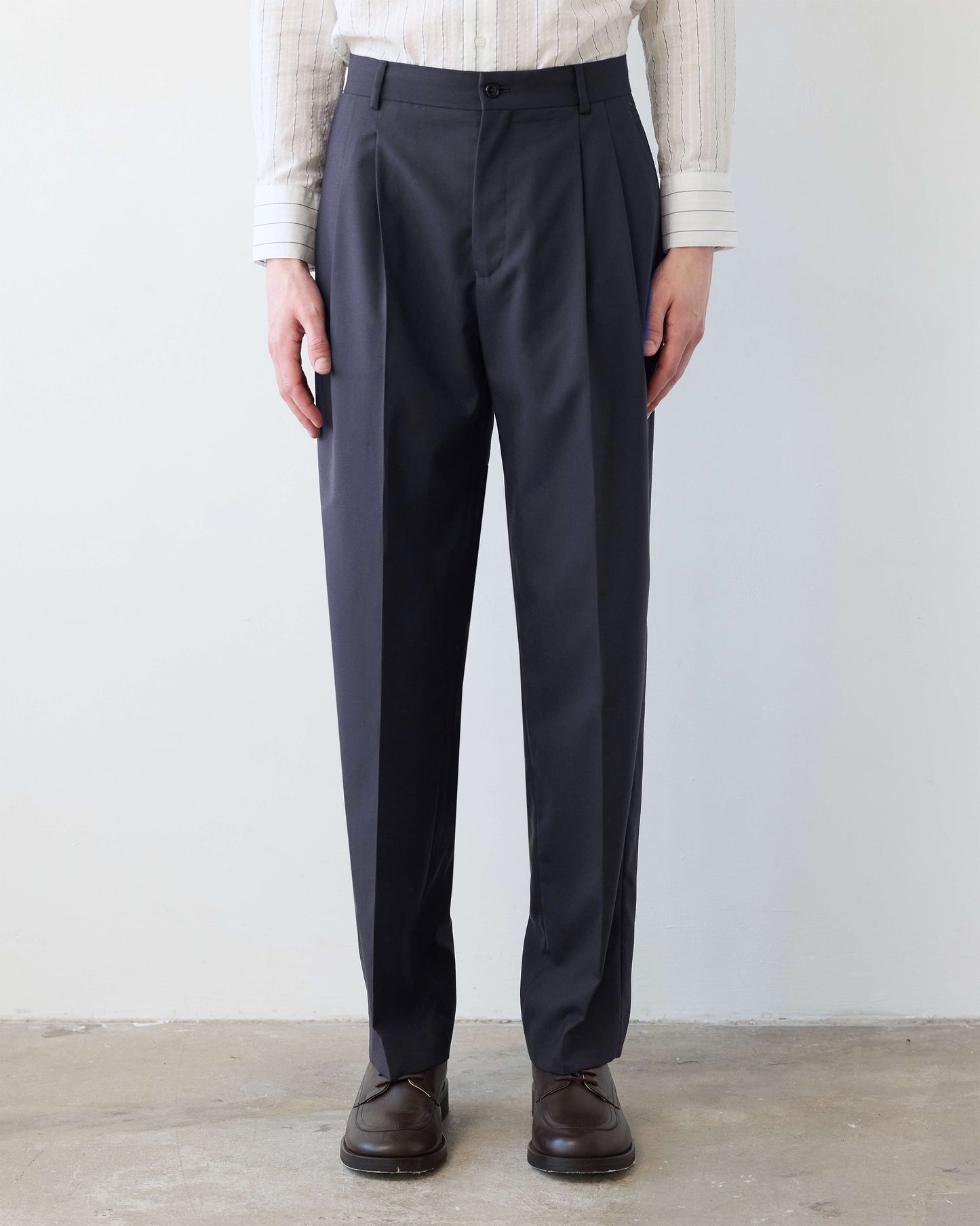 Double Pleated Trouser
