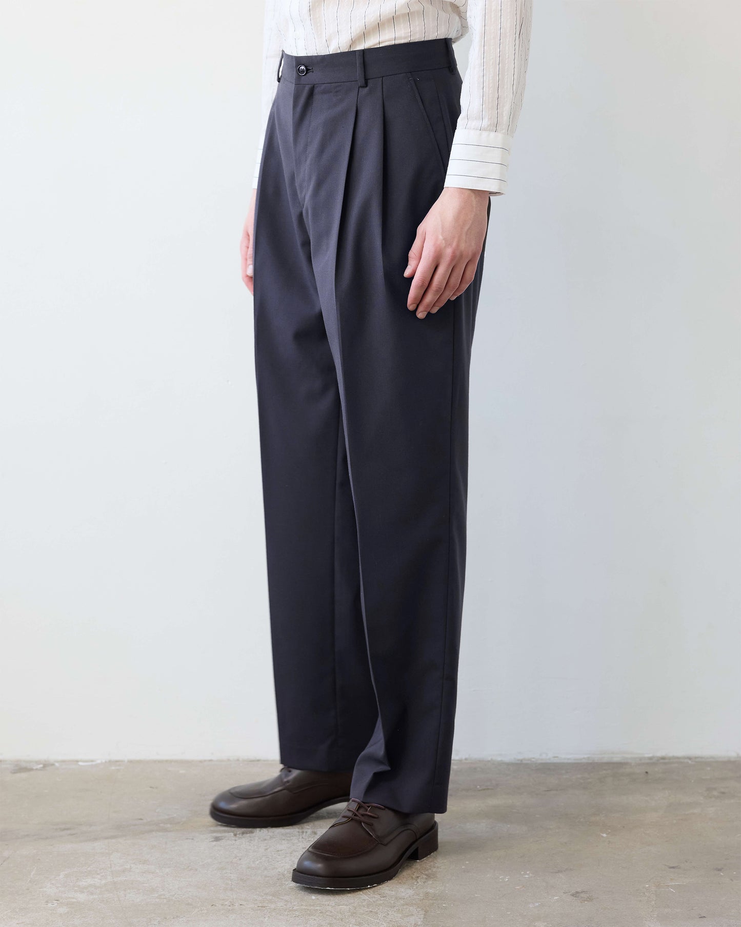 Double Pleated Trouser