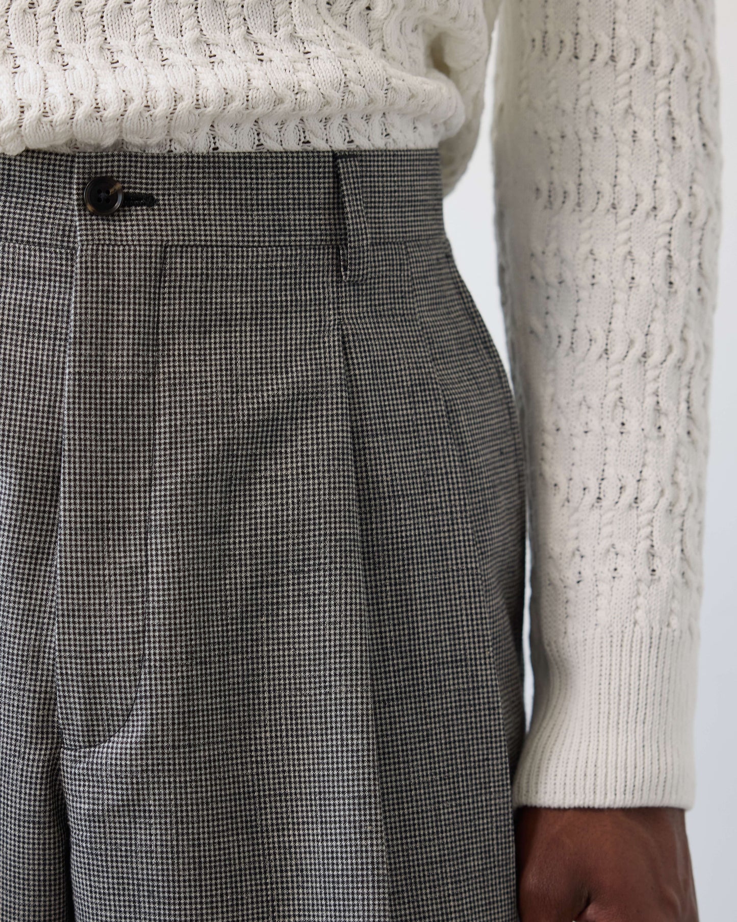 Double Pleated Trouser