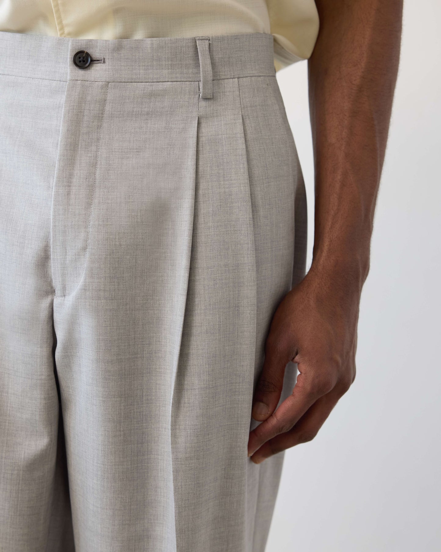 Double Pleated Trouser