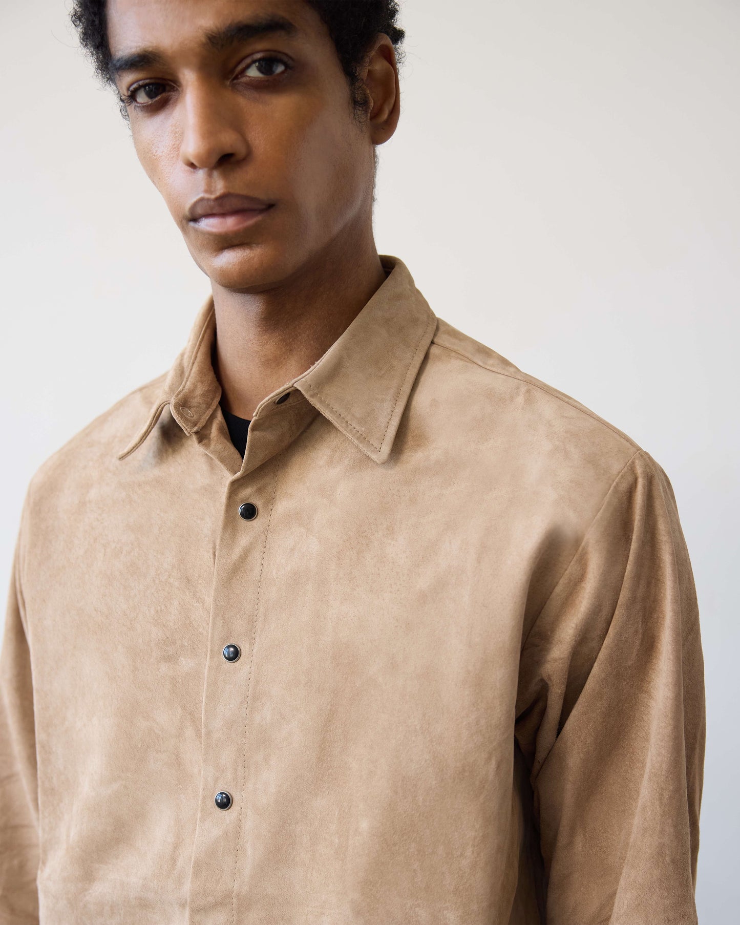 Suede Western Shirt
