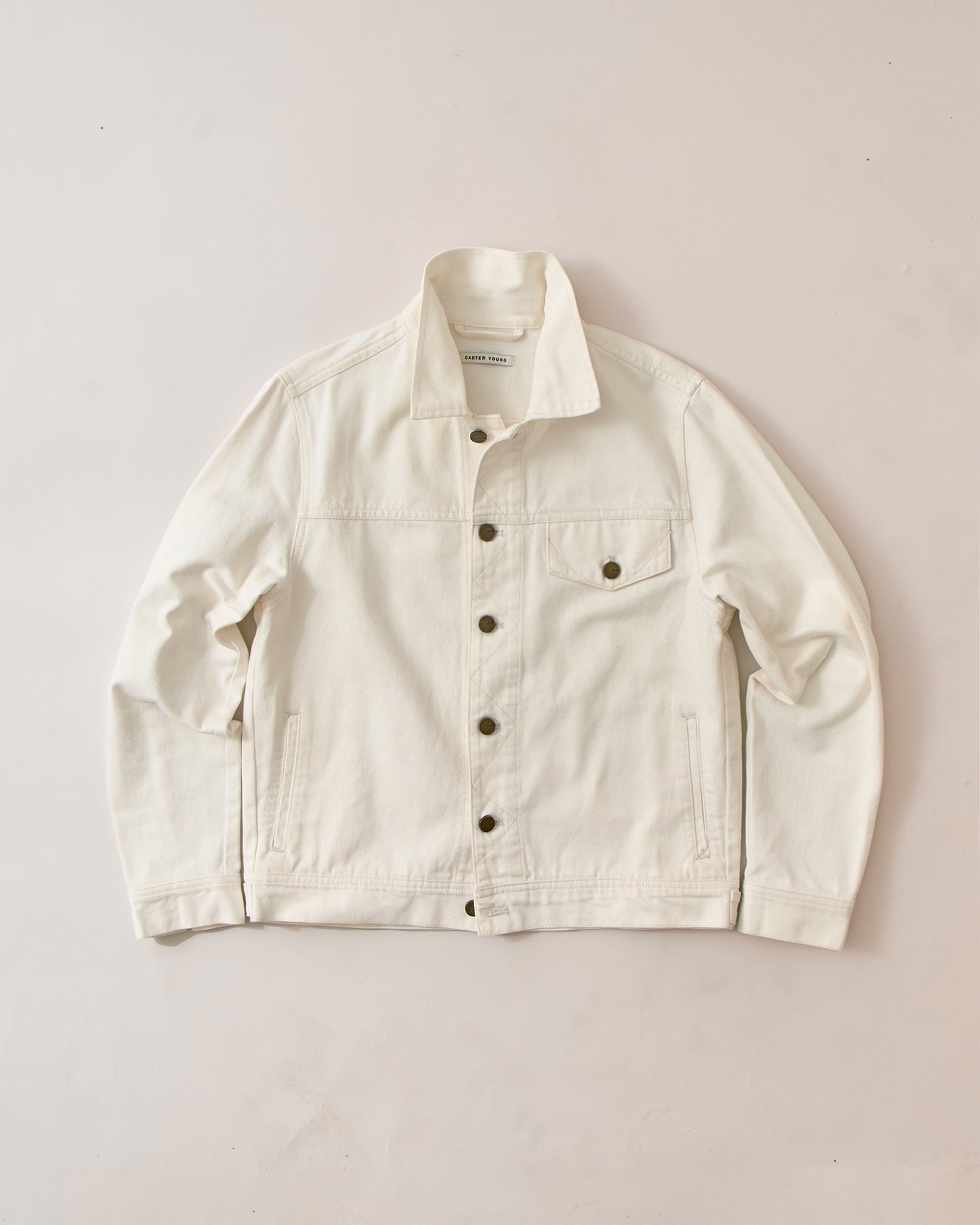 White Arch Denim Jacket